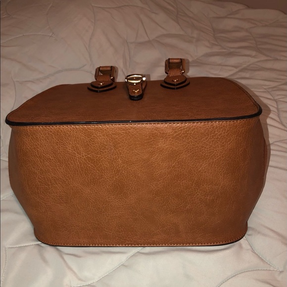 Gorg brown leather handbag. Made in Italy. - Picture 2 of 4